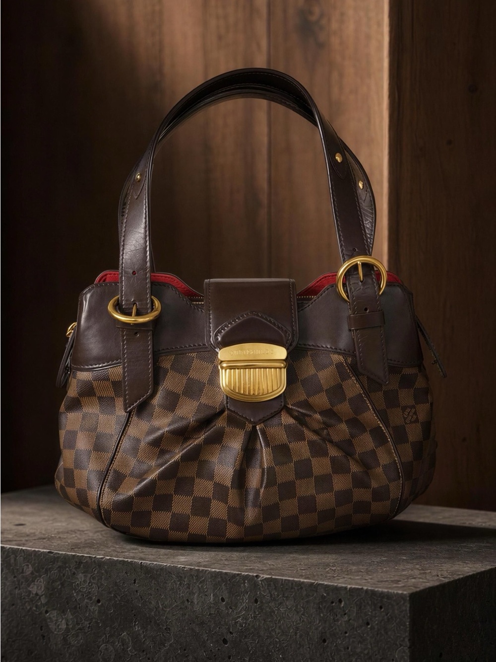 Louis Vuitton Damier Ebene Handbag